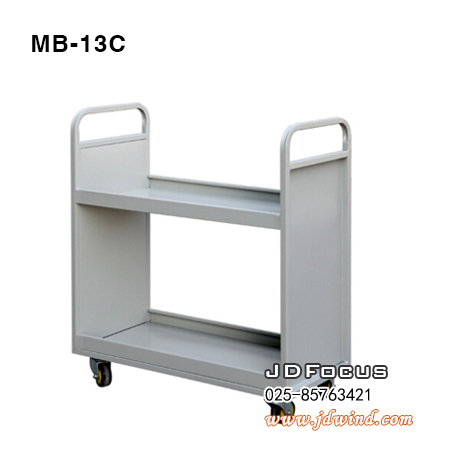 南京二层档案车MB-13C定制，南京推车档案车MB-13C，南京档案车推车MB-13C